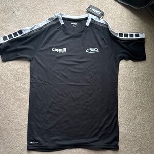 RUSH SOCCER Capelli Men's Black Athletic Shirt